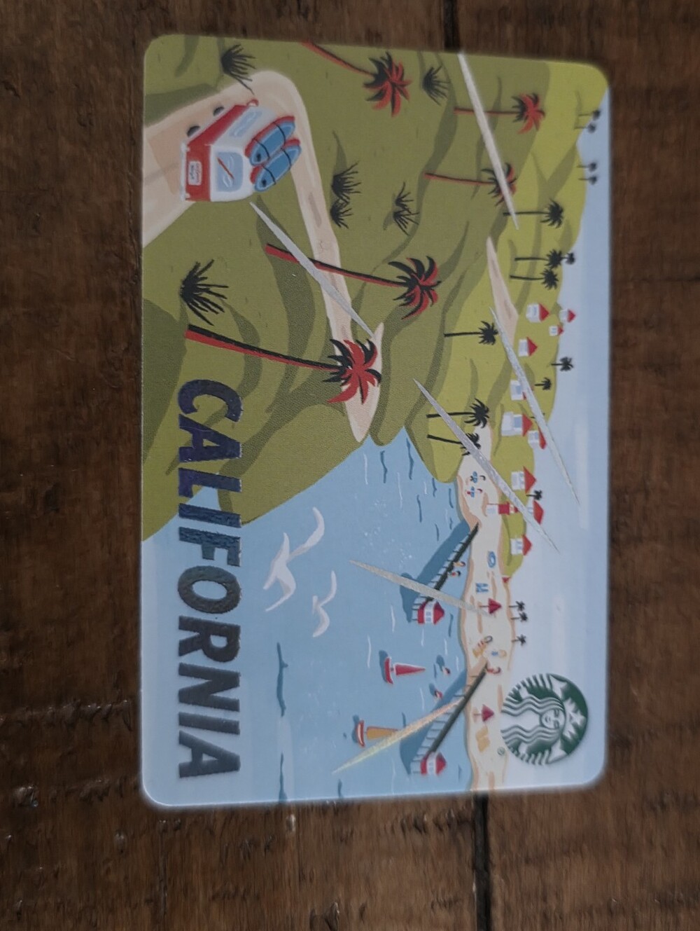 Starbucks California Coastal Gift Card Unloaded